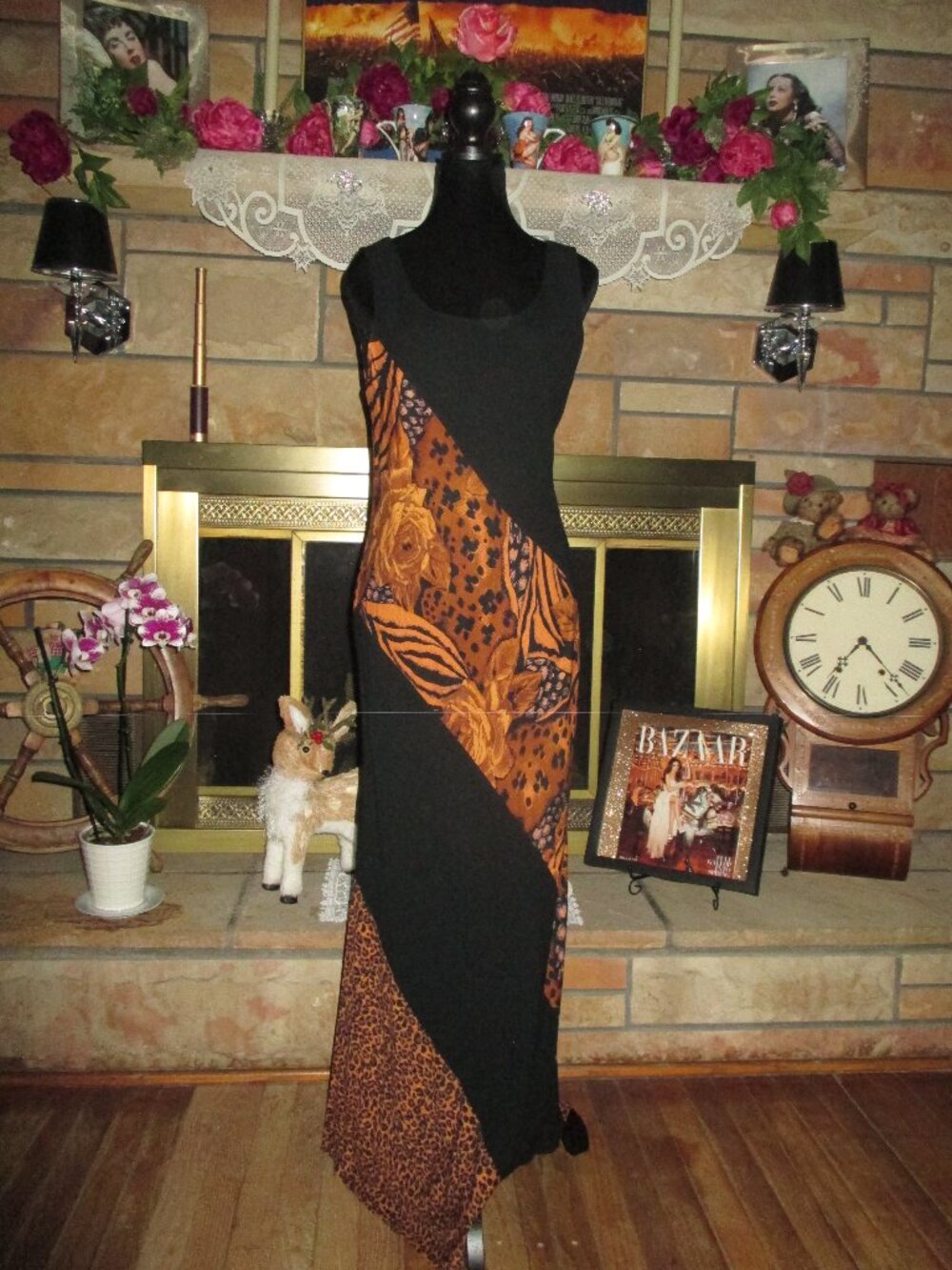 Jessica Howard Animal Print Tank Dress